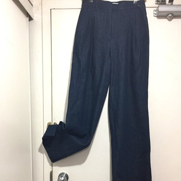 BABATON HIGH RISE PLEATED FRONT JEANS SIZE 4 - Picture 3 of 10